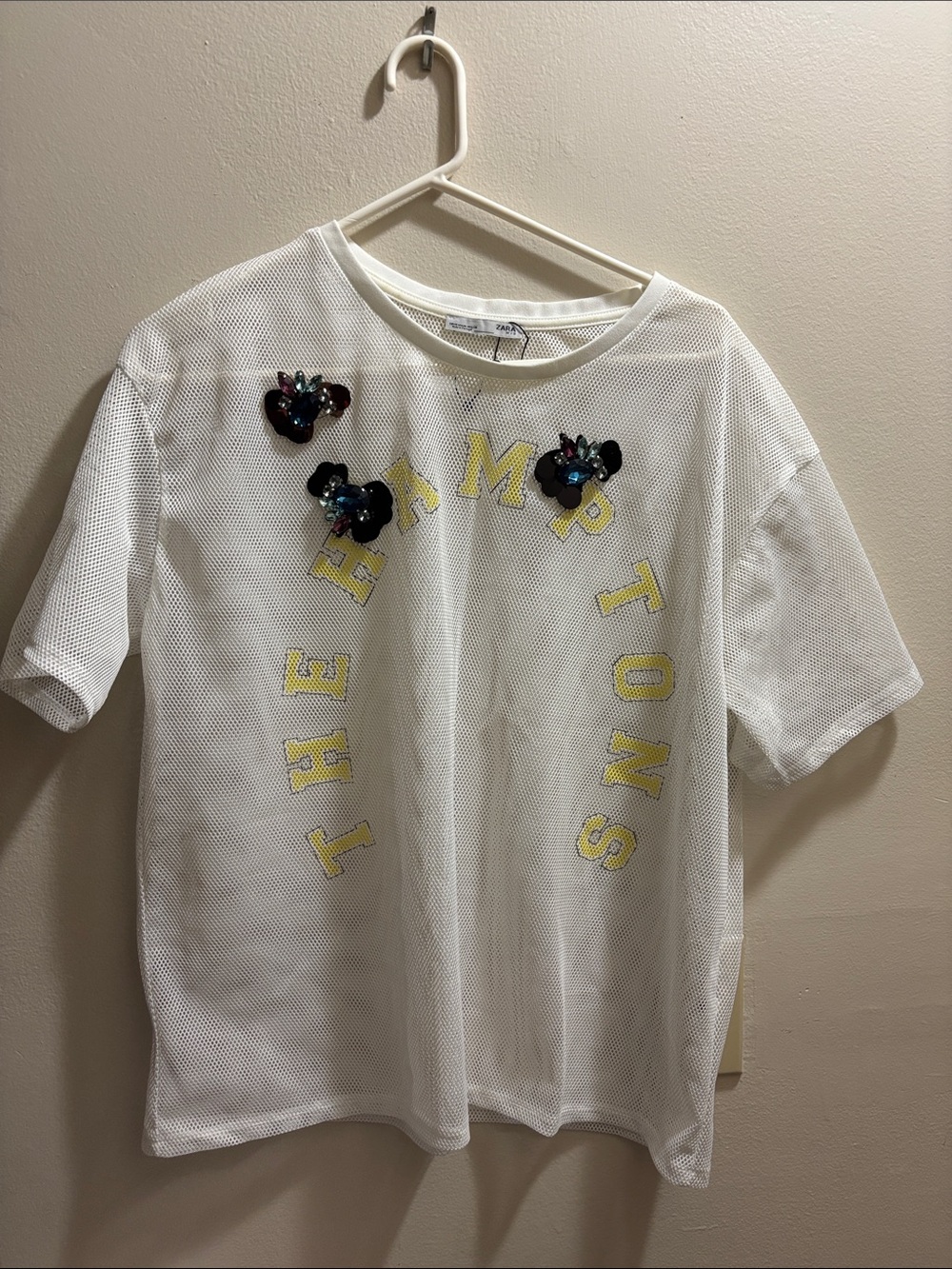 Zara mesh top